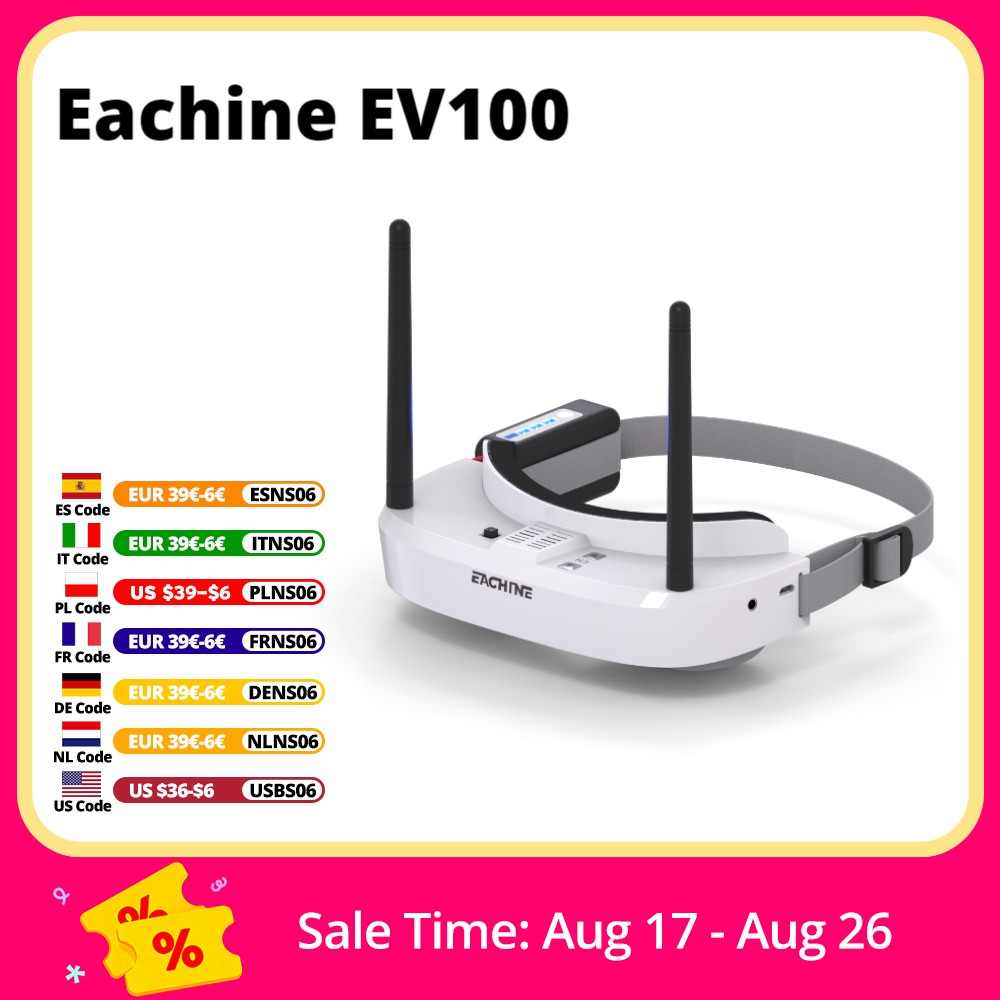 Drone Battery Case - Eachine EV100 720*540 5.8G 72CH FPV