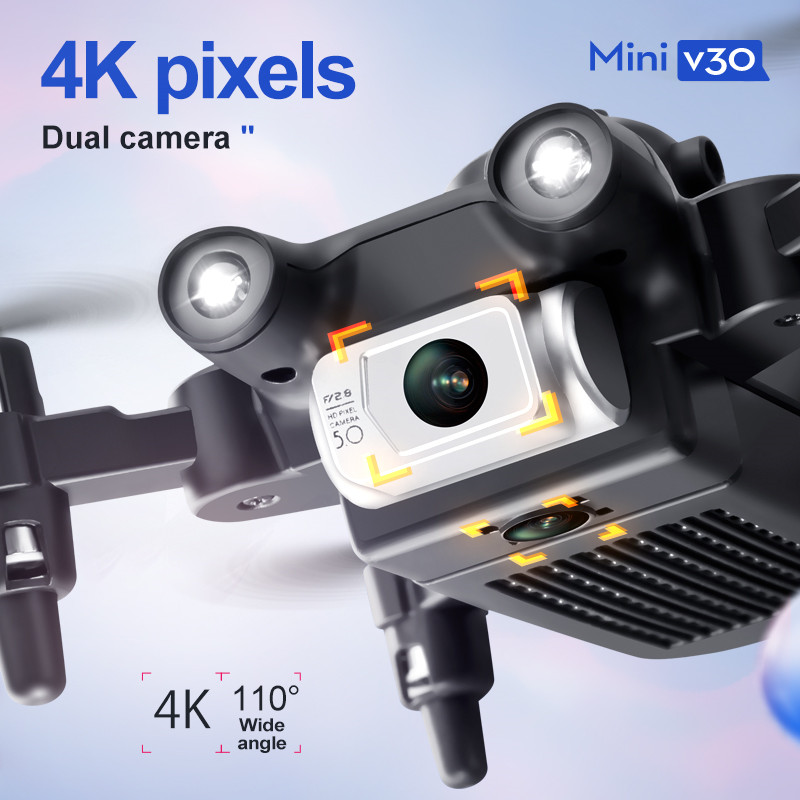 Mini V30 WiFi FPV Drone With 4 - Drone Battery Box ulasan dan harga
