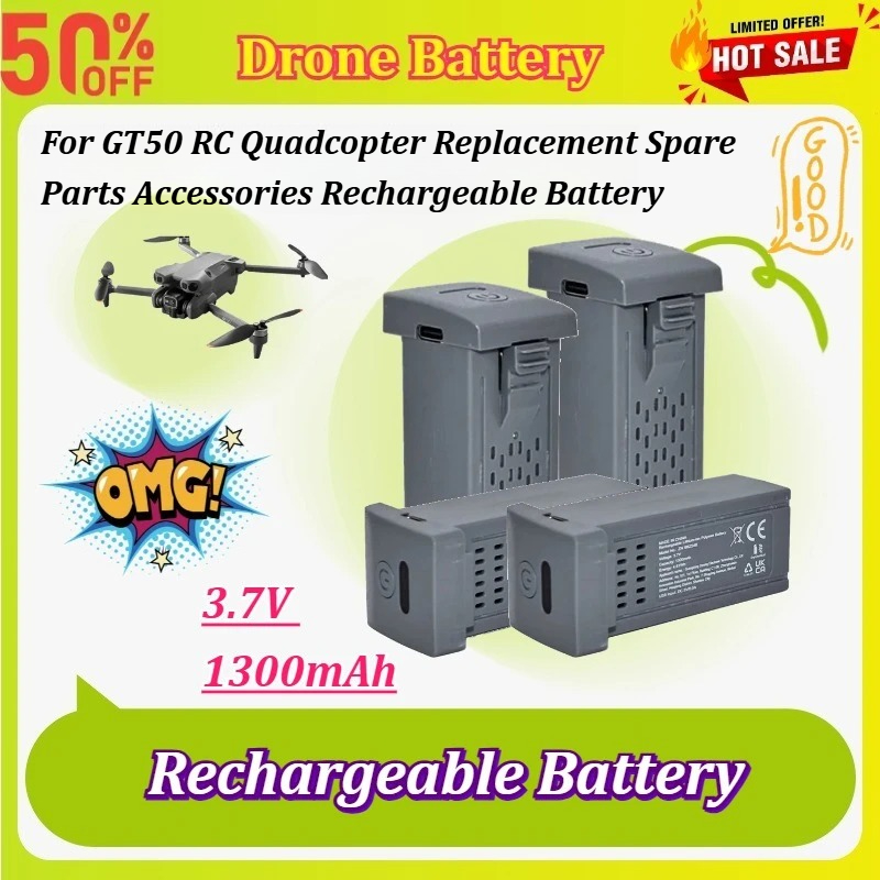 New 1-5Pcs 3.7V 1300mAh  Drone - Drone Battery Li-Ion ulasan dan harga