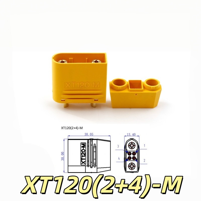 Amass Original XT120(2+4) Conn - Drone Battery High Voltage ulasan dan harga