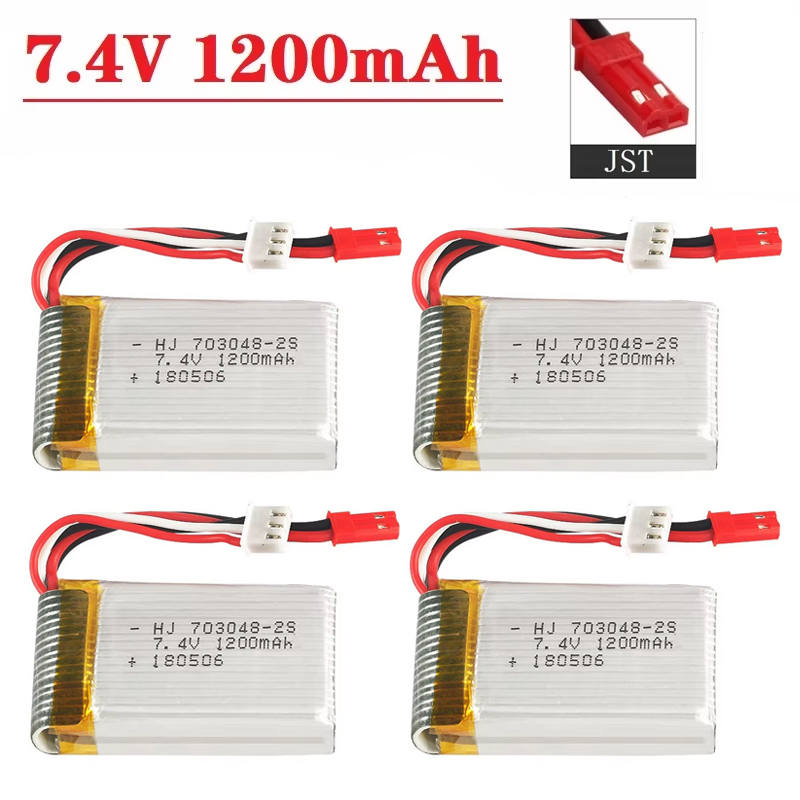 Lipo Battery 2S 7.4V 1200mAh 7 - Drone Battery Connector ulasan dan harga