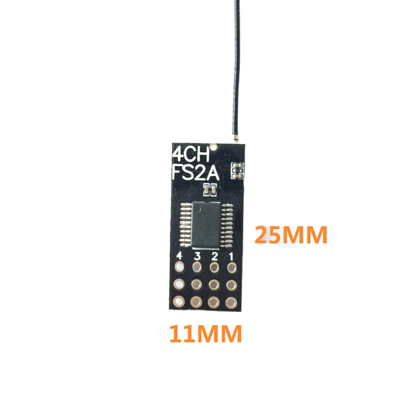 Flysky FS2A Mini Receiver 4CH  - Drone Battery Plate ulasan dan harga