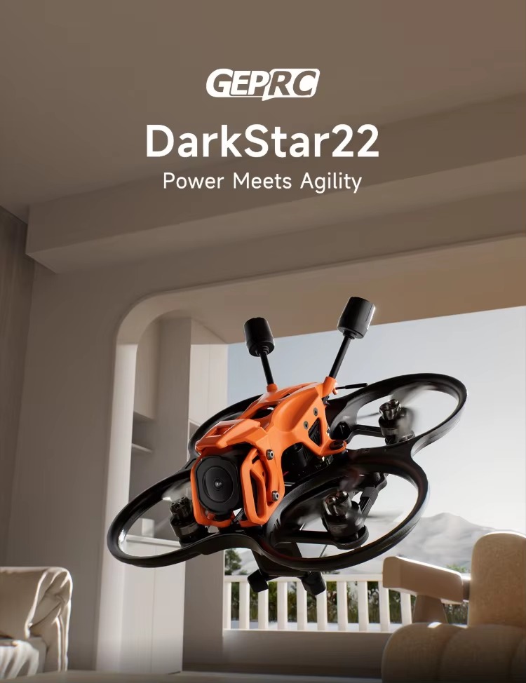 New GEPRC DarkStar22 O4 Pro HD - Drone Battery 4S ulasan dan harga