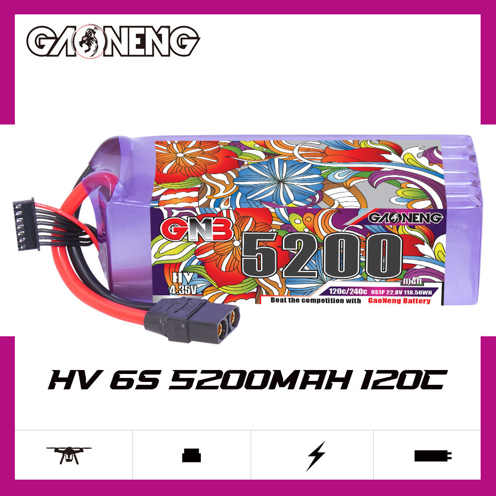 GNB Lipo Battery 6S 22.8V 3000 - Drone Battery Connector ulasan dan harga