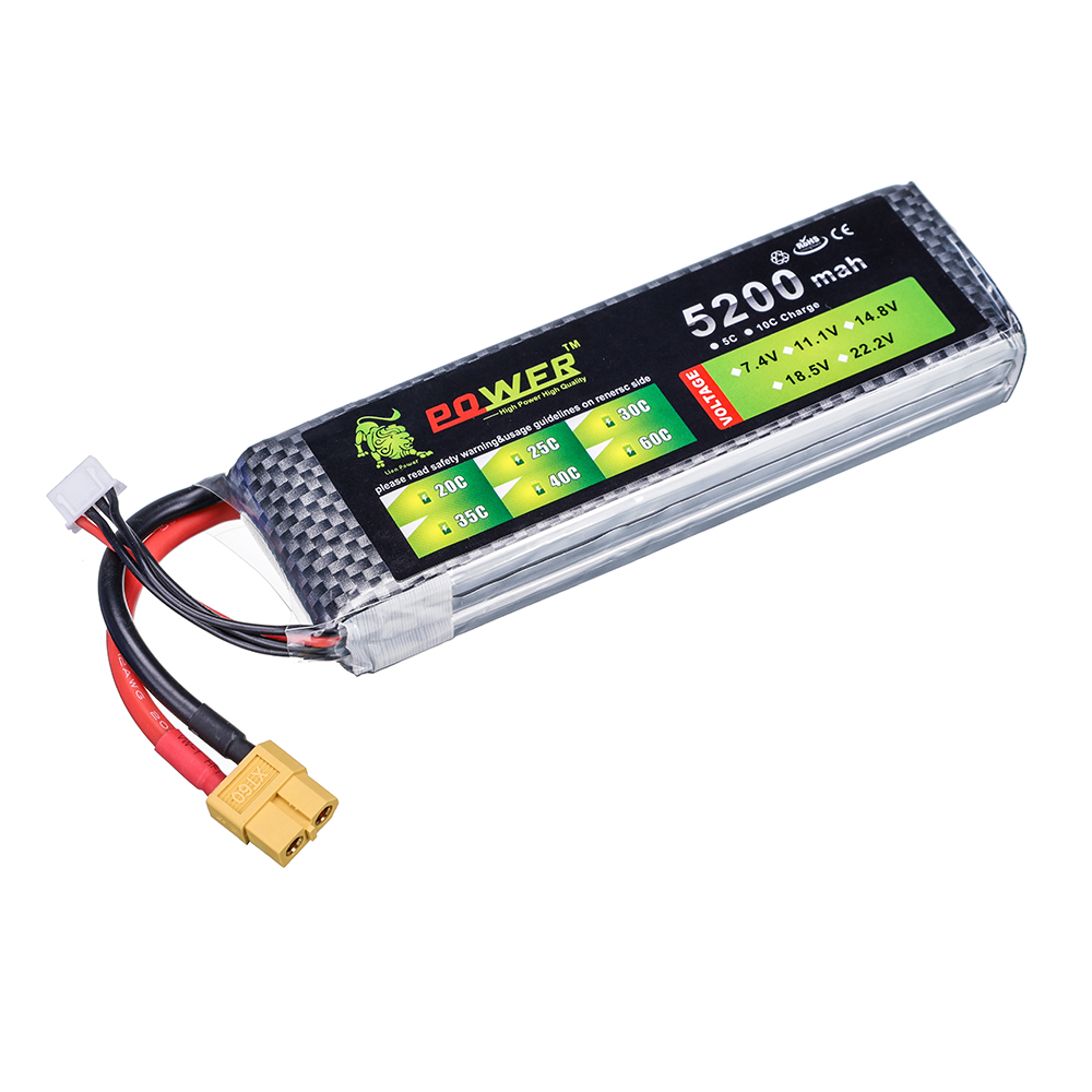 3S 5200mah 11.1V  60C Lipo Bat - Drone Battery 3S ulasan dan harga